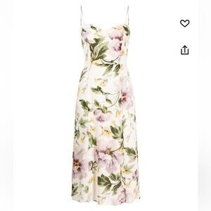 Brand new, with tags, Reformation Juliette style floral print midi dress, size 6